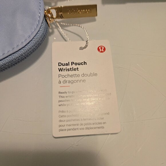 113. Lululemon Belt Bag + Dual Pouch Set – Light Blue w/Gold Wordmark | NWT - Picture 2 of 6